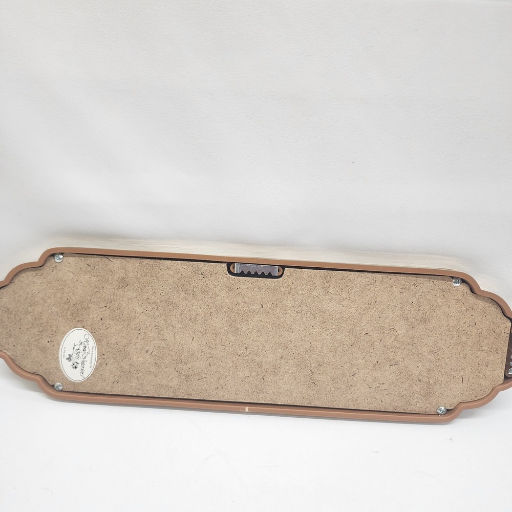 Vintage Homco Wall Decor Gold Framed Wall Hanging Mirror 18" x 5.5" Octagonal - Picture 5 of 7